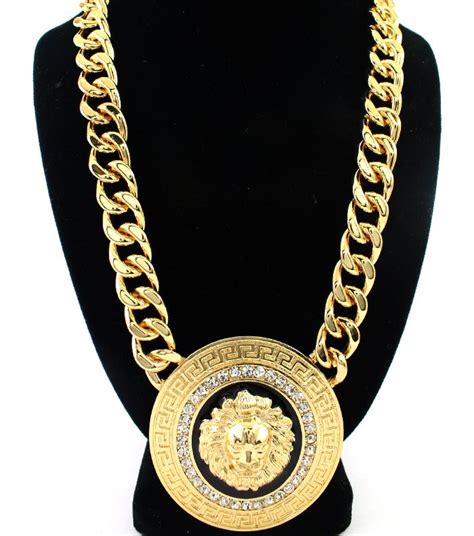 versace jewellery sydney|authentic Versace lion necklace.